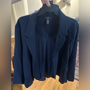 Alfani Black 3/4 Sleeve Open Front Blazer Women’s XXL